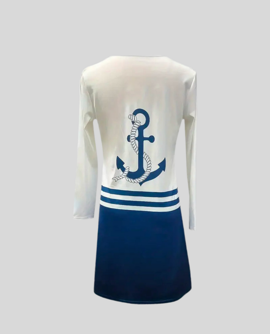 VESTIDO CORTO DE CAMISETA YATCH