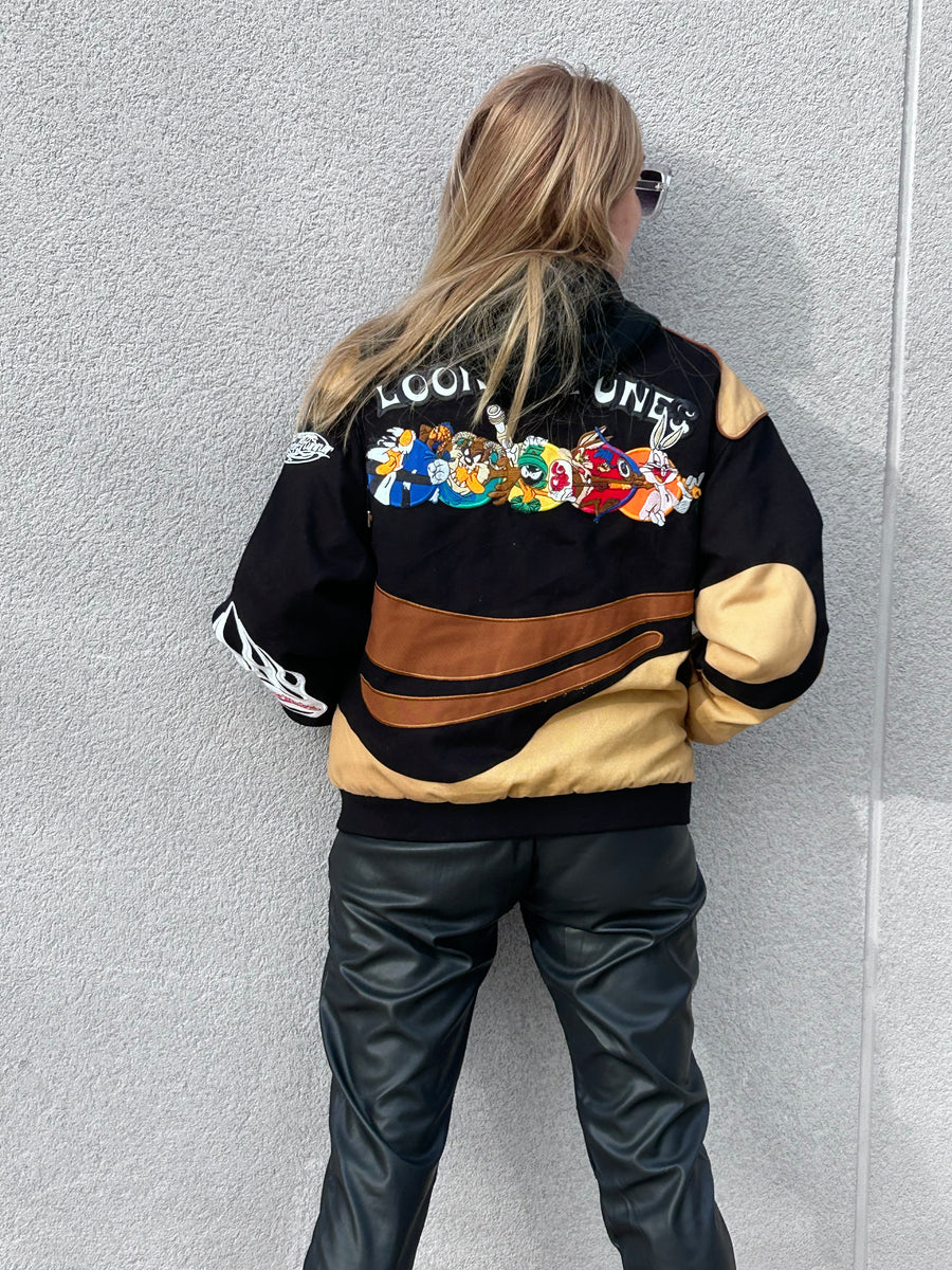 LIMITED EDITION embroidered biker style jacket