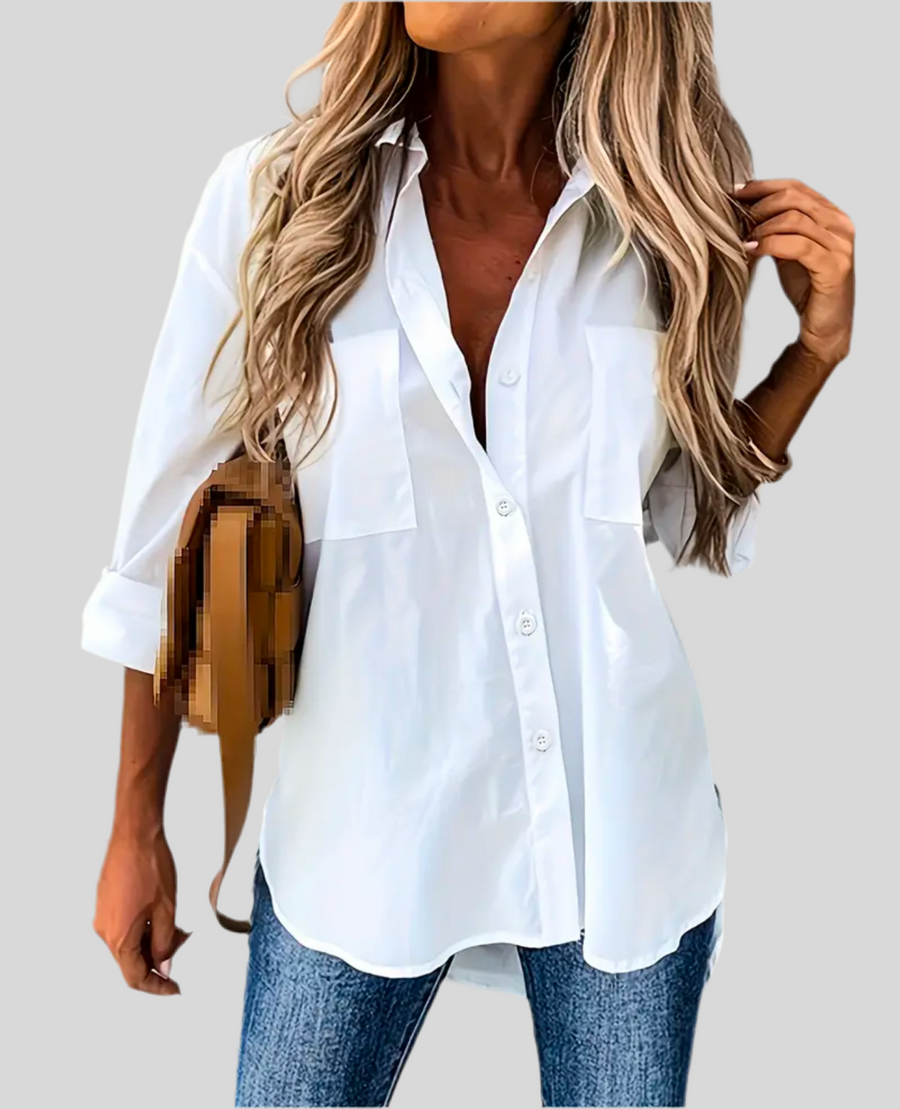 CAMISA CAMISERA CON BOLSILLOS 6 CLRS