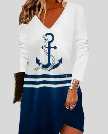 VESTIDO CORTO DE CAMISETA YATCH