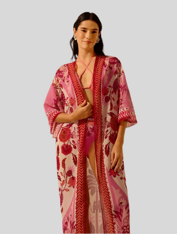 KIMONO LARGO ESTAMPADO KIBAK