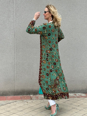 LIMITED EDITION silk and beaded jewel kurta