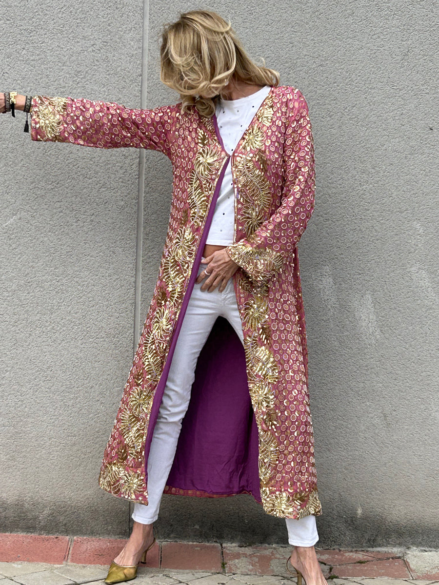 LIMITED EDITION silk and sequin jewel kurta