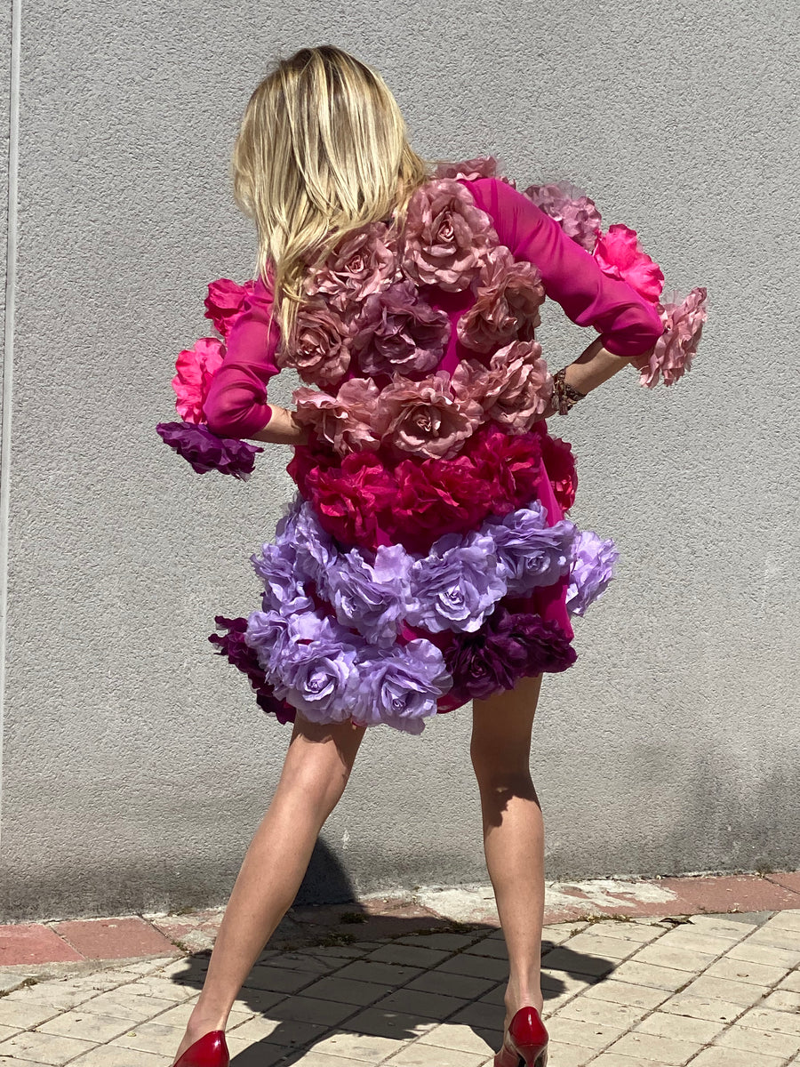 FLORAL DRESS UNIQUE PIECES